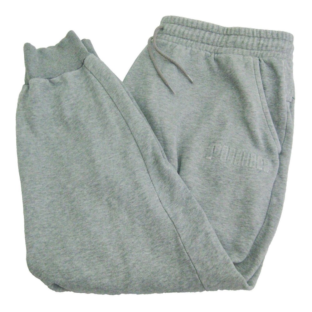 PUMA Joggers Mens Size XL 36x28 Gray Athletic Pants Logo Sweatpants Pockets